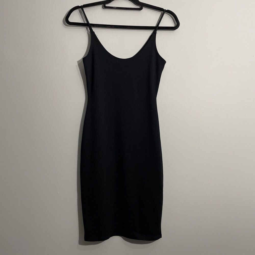 Popular 21 Women Bodycon Dress Sz S Spaghetti Strap Fitted Clubwear Sexy Stretch